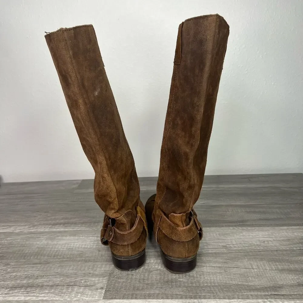 Dolce Vita Suede Ridding Boot Tall Brown Size 7 1/2